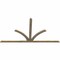 Ekena Millwork Richland Rough Sawn Timber Gable Bracket, Douglas Fir, 108"W x 58"H x 2"D x 4"F, 13/12 Pitch GBW108X58X0204RIC00RDF - alternate 2
